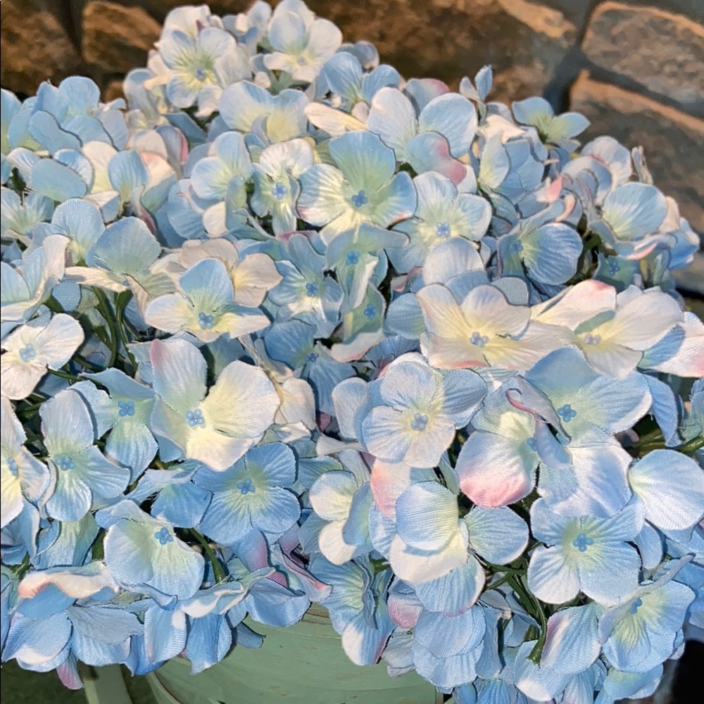 Blue Hydrangea Floral Stems